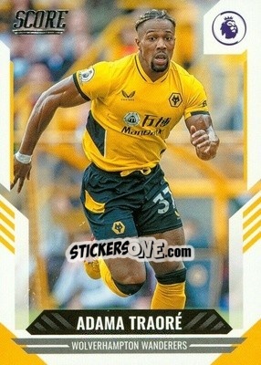 Sticker Adama Traore - Score Premier League 2021-2022 n. 87 - Panini