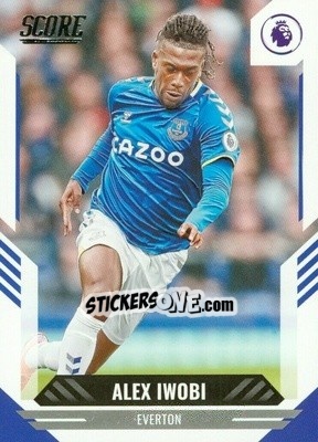 Sticker Alex Iwobi - Score Premier League 2021-2022 n. 104 - Panini