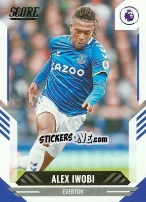 Figurina Alex Iwobi - Score Premier League 2021-2022 - Panini