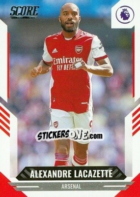 Sticker Alexandre Lacazette - Score Premier League 2021-2022 n. 200 - Panini