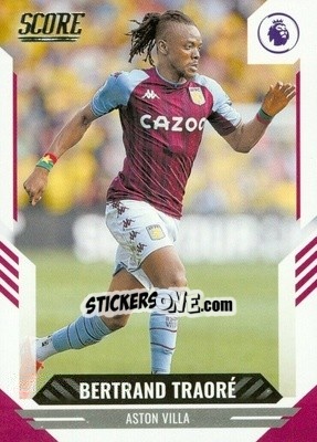 Sticker Bertrand Traore - Score Premier League 2021-2022 n. 129 - Panini