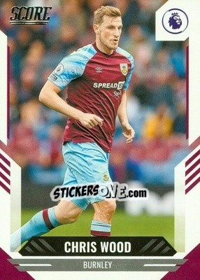 Sticker Chris Wood - Score Premier League 2021-2022 n. 80 - Panini