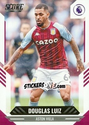 Sticker Douglas Luiz - Score Premier League 2021-2022 n. 128 - Panini