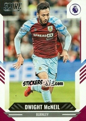 Sticker Dwight McNeil - Score Premier League 2021-2022 n. 78 - Panini