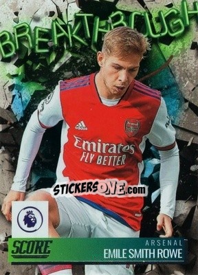 Sticker Emile Smith Rowe - Score Premier League 2021-2022 n. BR23 - Panini