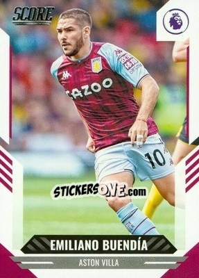 Sticker Emiliano Buendia - Score Premier League 2021-2022 n. 125 - Panini