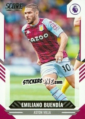 Figurina Emiliano Buendia - Score Premier League 2021-2022 - Panini