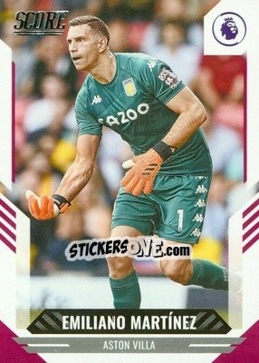 Cromo Emiliano Martinez - Score Premier League 2021-2022 - Panini