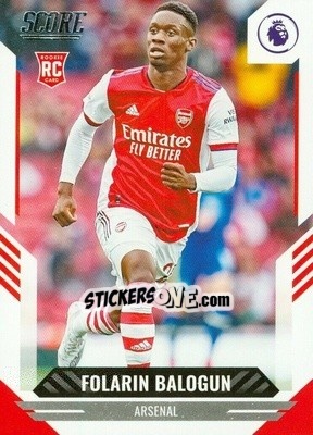 Sticker Folarin Balogun - Score Premier League 2021-2022 n. 193 - Panini
