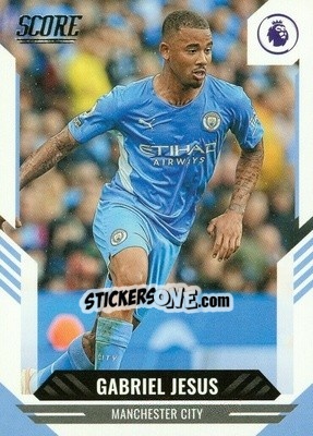 Cromo Gabriel Jesus - Score Premier League 2021-2022 - Panini