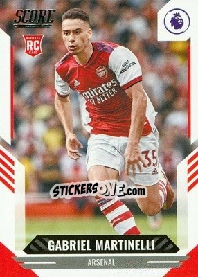 Sticker Gabriel Martinelli - Score Premier League 2021-2022 n. 198 - Panini