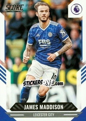 Sticker James Maddison - Score Premier League 2021-2022 n. 95 - Panini