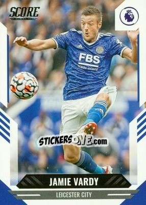 Sticker Jamie Vardy - Score Premier League 2021-2022 n. 100 - Panini