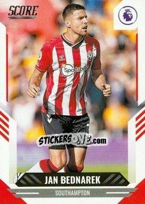 Sticker Jan Bednarek - Score Premier League 2021-2022 n. 182 - Panini