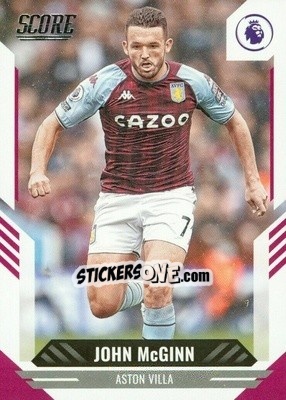 Sticker John McGinn - Score Premier League 2021-2022 n. 126 - Panini