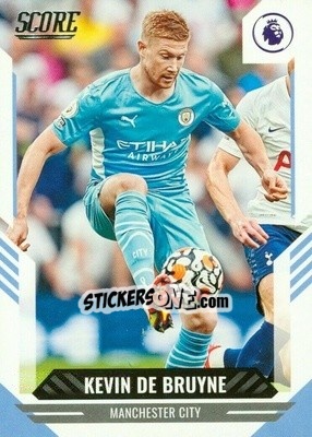 Sticker Kevin De Bruyne - Score Premier League 2021-2022 n. 3 - Panini