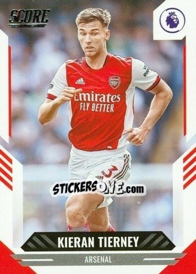 Sticker Kieran Tierney - Score Premier League 2021-2022 n. 192 - Panini