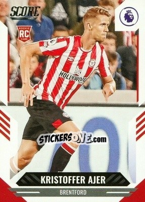 Sticker Kristoffer Ajer - Score Premier League 2021-2022 n. 56 - Panini