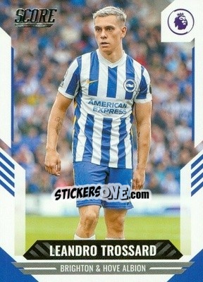 Sticker Leandro Trossard - Score Premier League 2021-2022 n. 156 - Panini