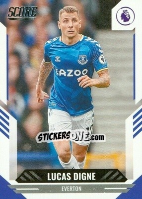 Cromo Lucas Digne - Score Premier League 2021-2022 - Panini