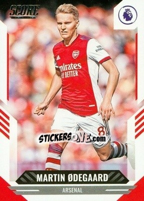 Sticker Martin Odegaard - Score Premier League 2021-2022 n. 191 - Panini