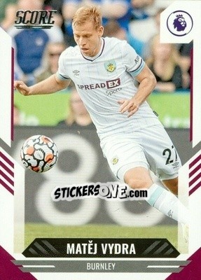 Sticker Matej Vydra - Score Premier League 2021-2022 n. 79 - Panini