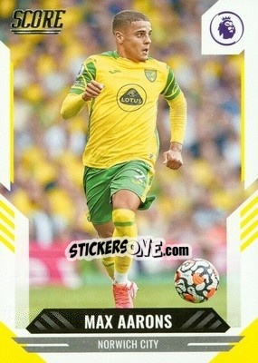 Sticker Max Aarons - Score Premier League 2021-2022 n. 112 - Panini