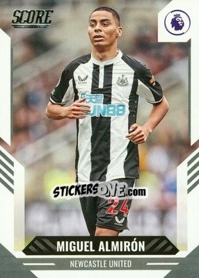 Sticker Miguel Almiron - Score Premier League 2021-2022 n. 48 - Panini
