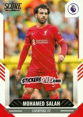 Figurina Mohamed Salah - Score Premier League 2021-2022 - Panini