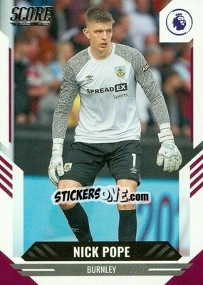 Sticker Nick Pope - Score Premier League 2021-2022 n. 71 - Panini