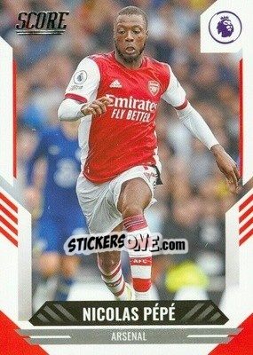 Sticker Nicolas Pepe - Score Premier League 2021-2022 n. 197 - Panini