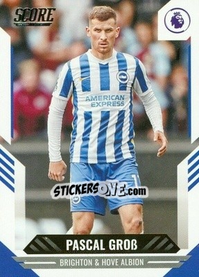 Figurina Pascal Gross - Score Premier League 2021-2022 - Panini