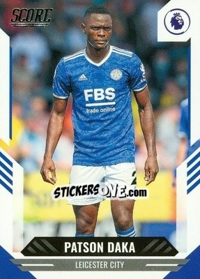 Figurina Patson Daka - Score Premier League 2021-2022 - Panini