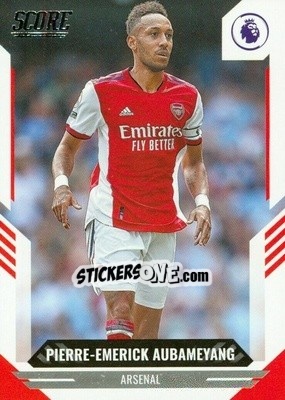 Sticker Pierre-Emerick Aubameyang - Score Premier League 2021-2022 n. 199 - Panini