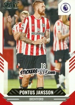 Sticker Pontus Jansson - Score Premier League 2021-2022 n. 52 - Panini