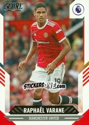 Sticker Raphael Varane - Score Premier League 2021-2022 n. 63 - Panini