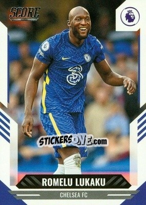 Figurina Romelu Lukaku - Score Premier League 2021-2022 - Panini