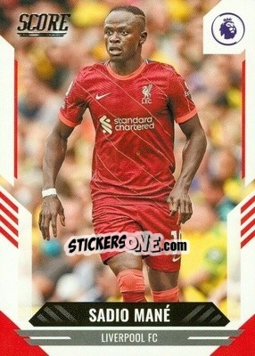 Figurina Sadio Mane - Score Premier League 2021-2022 - Panini