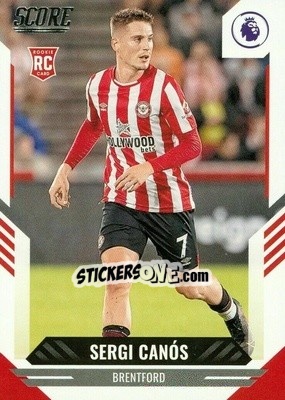 Sticker Sergi Canos - Score Premier League 2021-2022 n. 54 - Panini