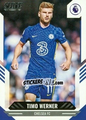 Sticker Timo Werner - Score Premier League 2021-2022 n. 19 - Panini
