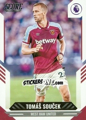 Sticker Tomas Soucek - Score Premier League 2021-2022 n. 145 - Panini