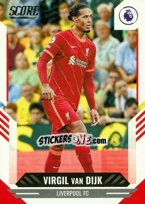 Sticker Virgil van Dijk - Score Premier League 2021-2022 n. 32 - Panini