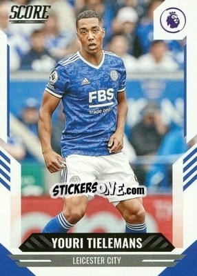 Sticker Youri Tielemans - Score Premier League 2021-2022 n. 96 - Panini