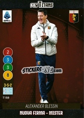 Sticker Alexander Blessin - Calciatori 2021-2022. Adrenalyn XL TITANS - Panini