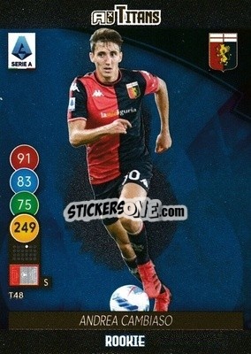 Sticker Andrea Cambiaso - Calciatori 2021-2022. Adrenalyn XL TITANS - Panini