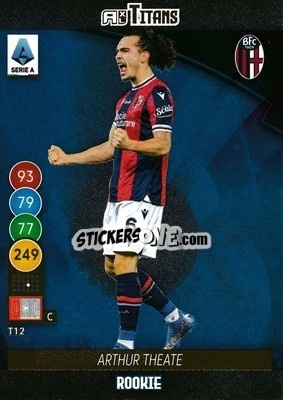 Cromo Arthur Theate - Calciatori 2021-2022. Adrenalyn XL TITANS - Panini