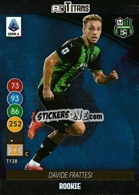 Sticker Davide Frattesi - Calciatori 2021-2022. Adrenalyn XL TITANS - Panini