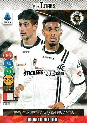 Sticker Dimitrios Nikolaou / Kelvin Amian - Calciatori 2021-2022. Adrenalyn XL TITANS - Panini