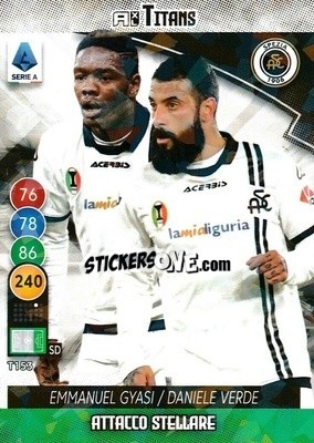 Cromo Emmanuel Gyasi / Daniele Verde - Calciatori 2021-2022. Adrenalyn XL TITANS - Panini