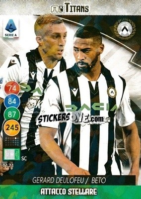 Cromo Gerard Deulofeu / Beto - Calciatori 2021-2022. Adrenalyn XL TITANS - Panini